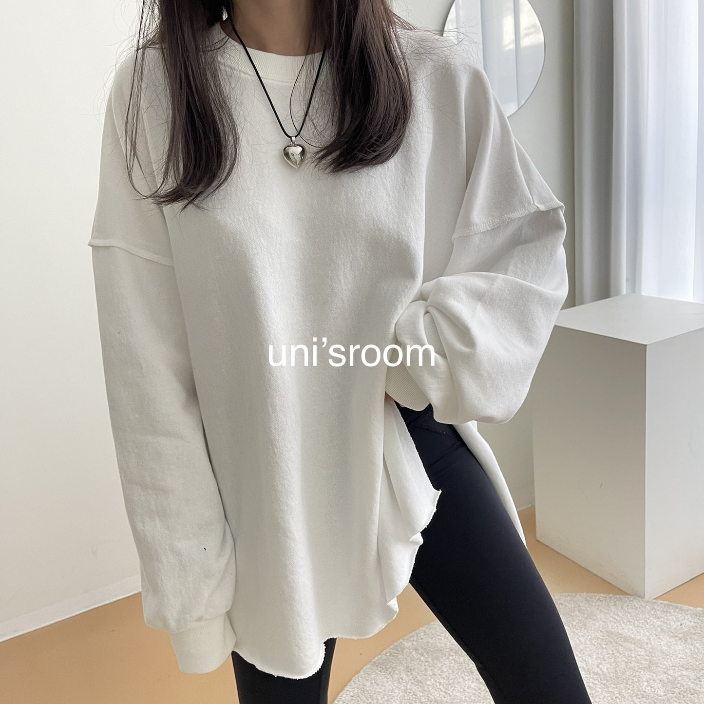 uni&amp;#x27;s room■3color オーバーシルエットトレーナー TP-AW24-13